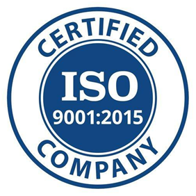 Certified Company - ISO 9001 2015.